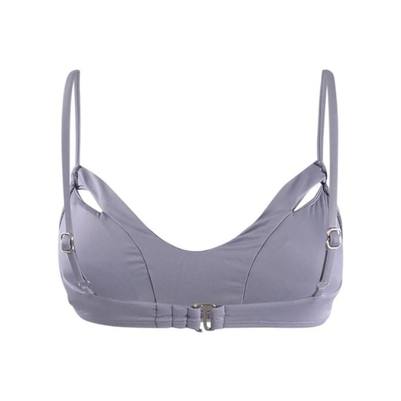 Soluna Under the Sun Ruched Cutout Bikini Top - Picture 2 of 8